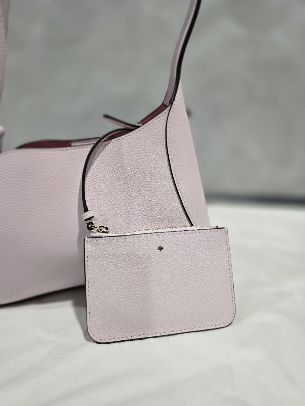 Kate Spade 454 Sculpted Shoulder Bag, Shimmer Pink - Picture 9 of 11